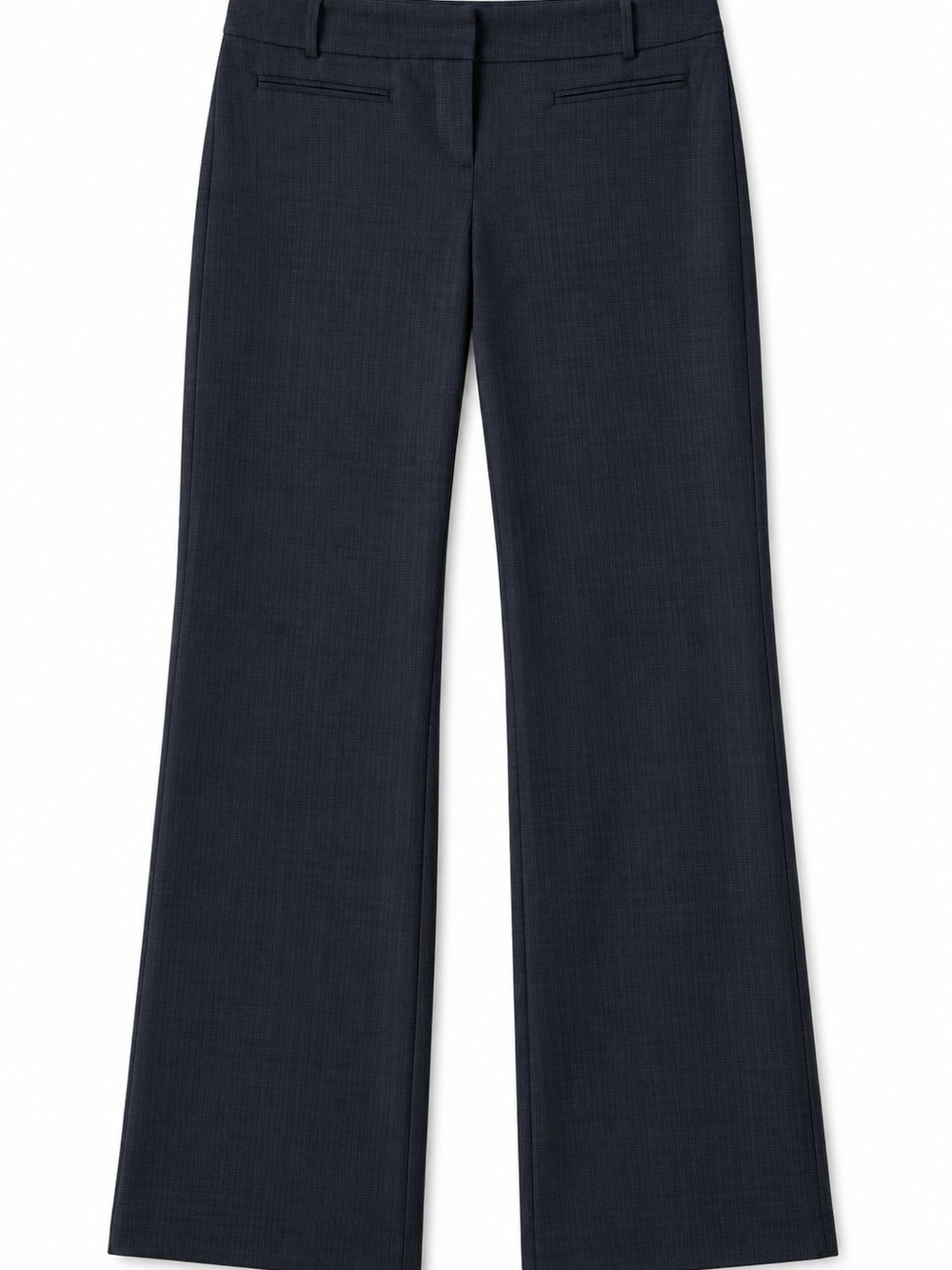 Van Heusen Navy Wide-Leg Dress Pants Size 12 SHORT